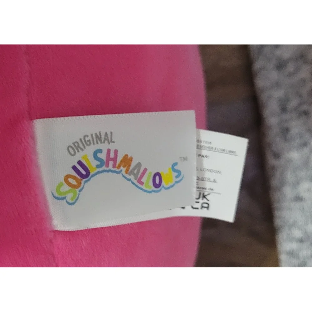 Squishmallows Plush Day of the‎ Dead Skull Pillow Stuffed Animal Pink